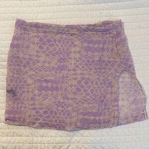 Triangl Swimwear Lavender Geometric Coverup